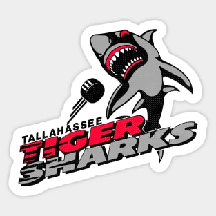 Defunct Tallahassee Tiger Sharks ECHL Hockey 1994 Sticker